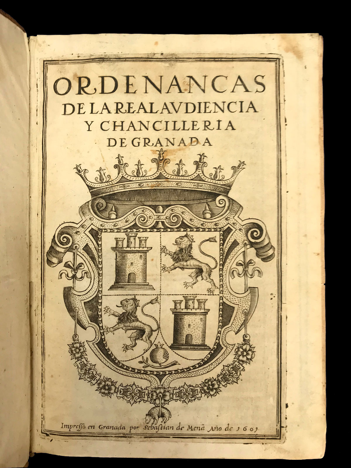 Ordenanzas de la Real Audiencia y Chancillería de Granada